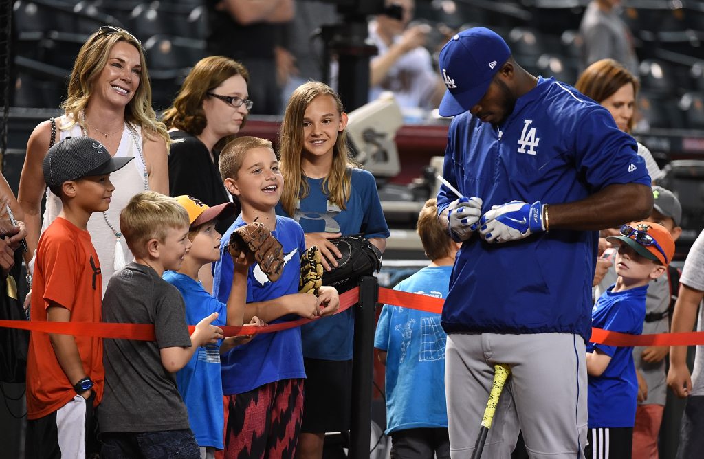 Yasiel Puig Takes Time Out From World Series To Honor Las Vegas