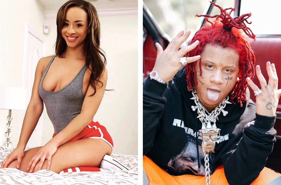 After Shooting His Shot Trippie Redd Shares Video Of Adult Film Star Teanna Trump Doing This