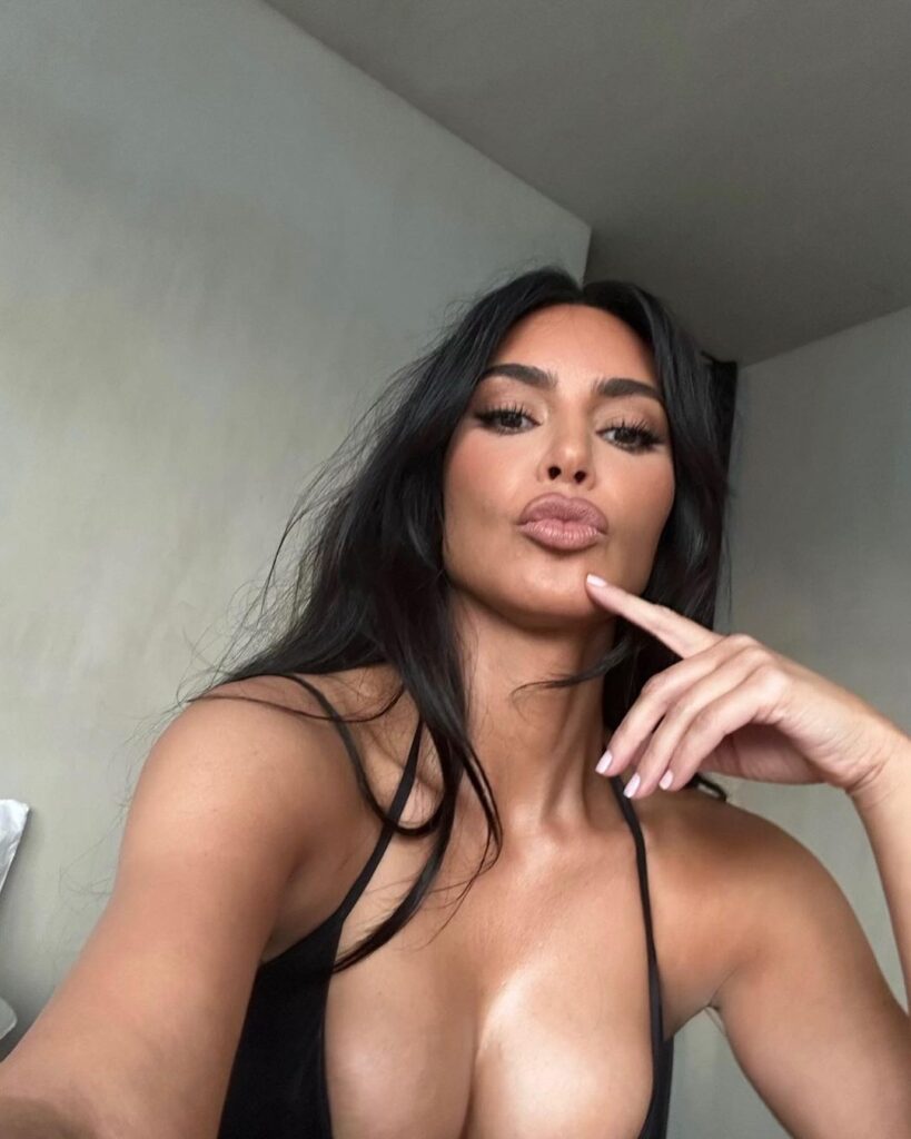 Kim Kardashian Shuts Down Instagram With Boob Lingerie Photos Page