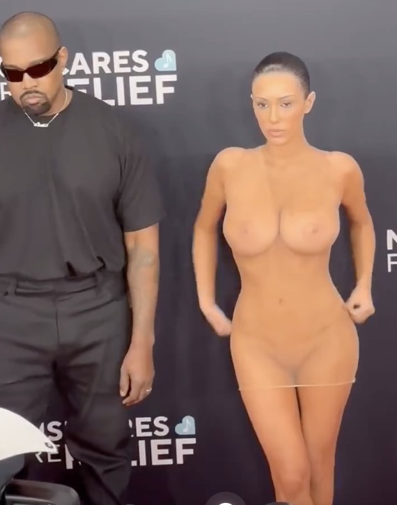 Uninvited Kanye West And His Nude Wife Bianca Censori Kicked Out Of