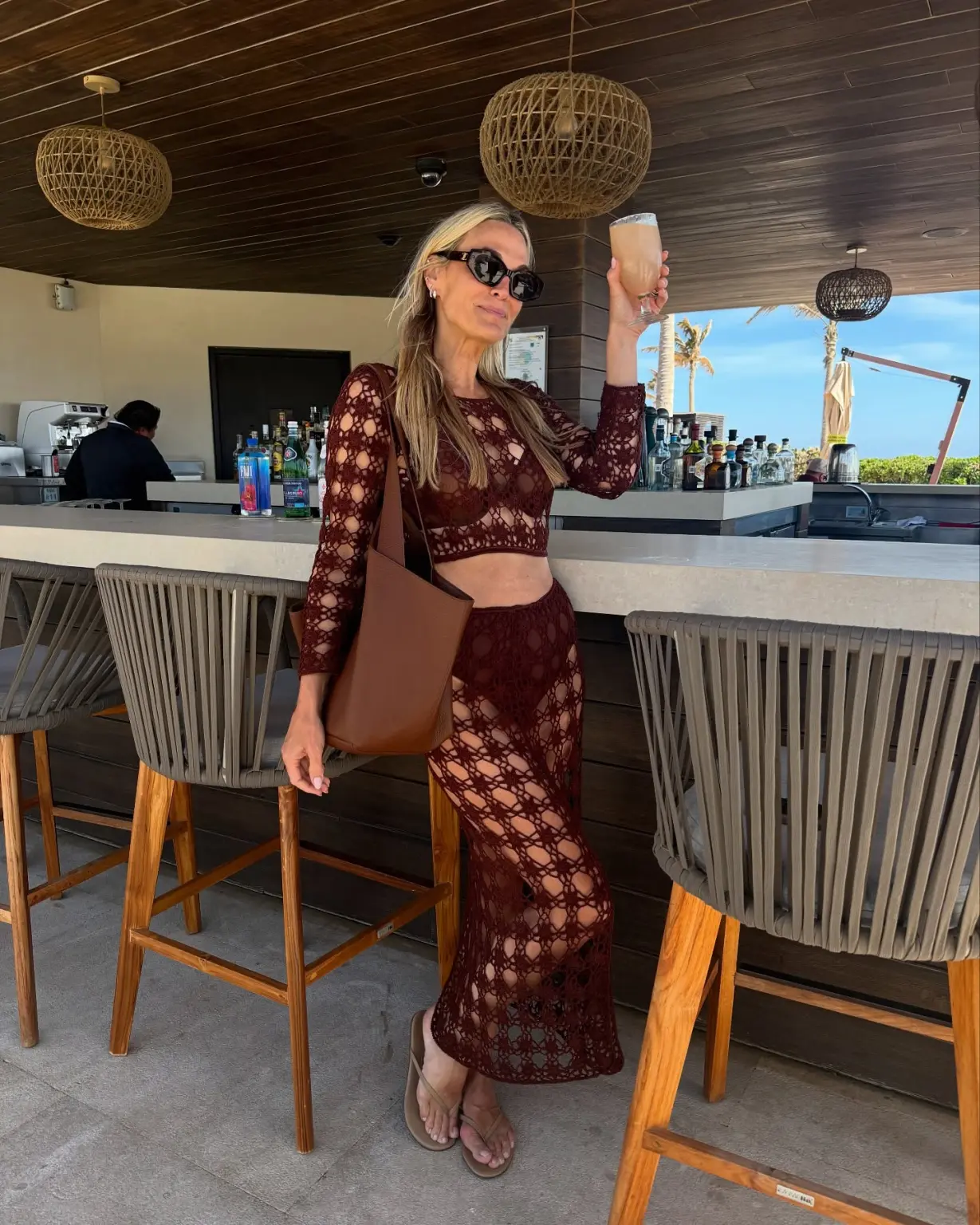 Molly Sims Amps Up The Ante In A Bikini Adorned With Gold