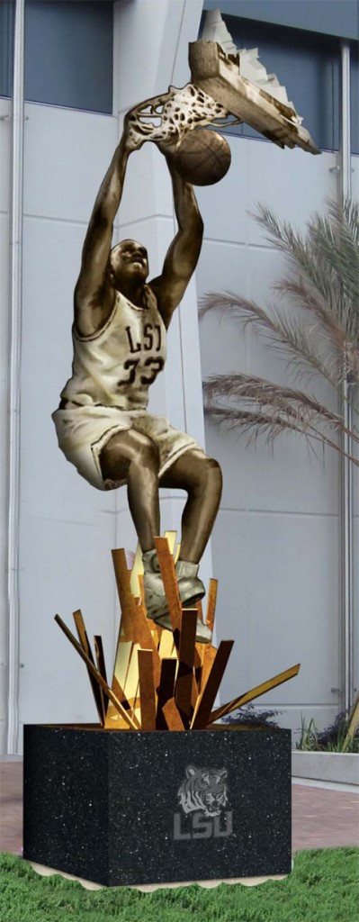 LSU Honors Shaq with Statue - BlackSportsOnline