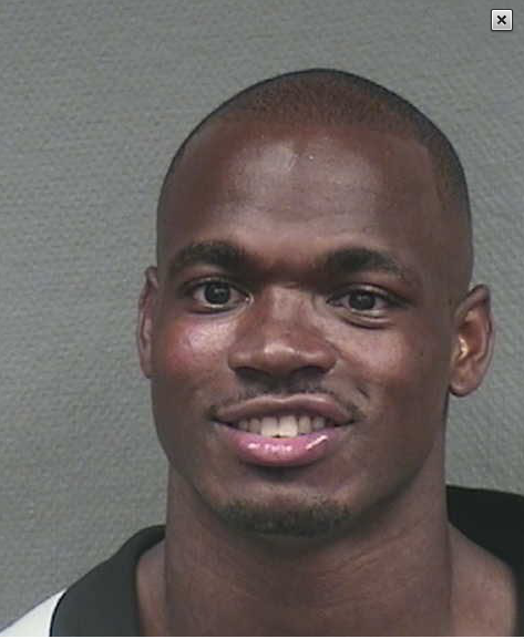 Adrian Peterson Mugshot