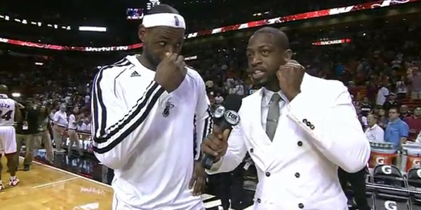 D Wade Interviews Lebron Postgame Video Blacksportsonline