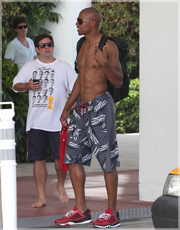 ray allen shirtless