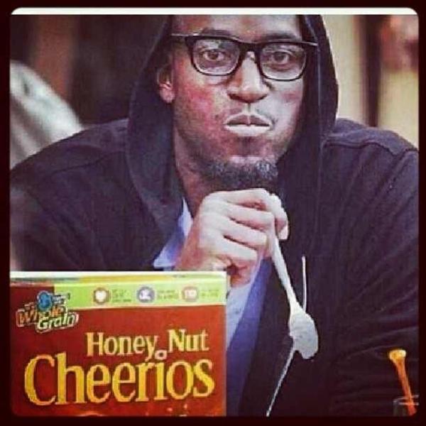 Kevin Garnett Honey Nut Cheerios. 
