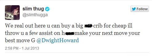Slim Thug Tweets 2