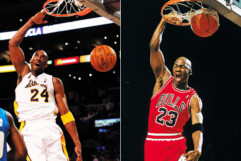 Kobe Bryant copies Michael Jordan 