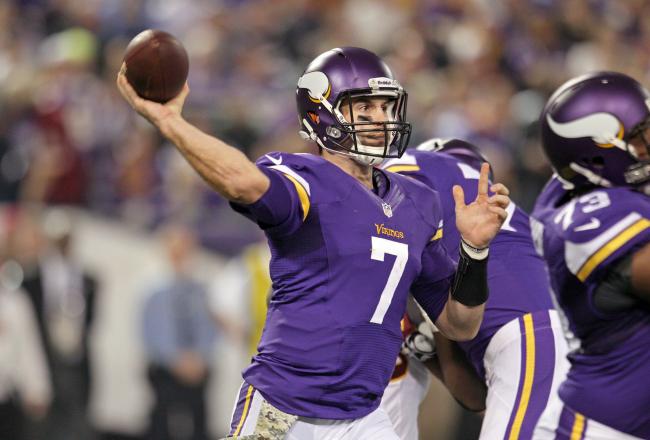 Vikings' Confirm Christian Ponder Has Dislocated Left Shoulder 