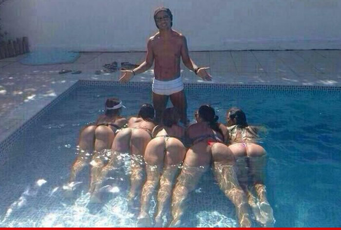 Brazilian big ass bikini tumblr Photo Ronaldinho With 5 Big Booty Brazilian Women In Pool Blacksportsonline