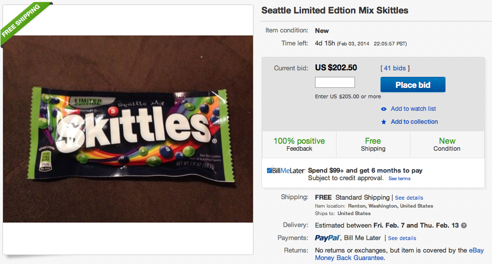 Seattle Skittles Selling For $200 – BlackSportsOnline
