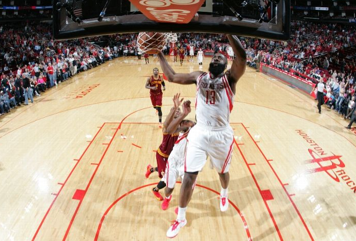 Pat Beverley Throws Off-the-Backboard Oop To James Harden (Video ...