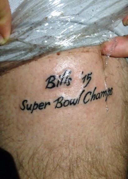 Bills Super Bowl Champ Tattoo