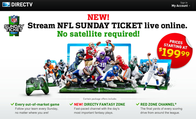 Report: NFL Sunday Ticket Will Be Available Without Having DirecTV - What Games Are Blacked Out On Nfl Sunday Ticket