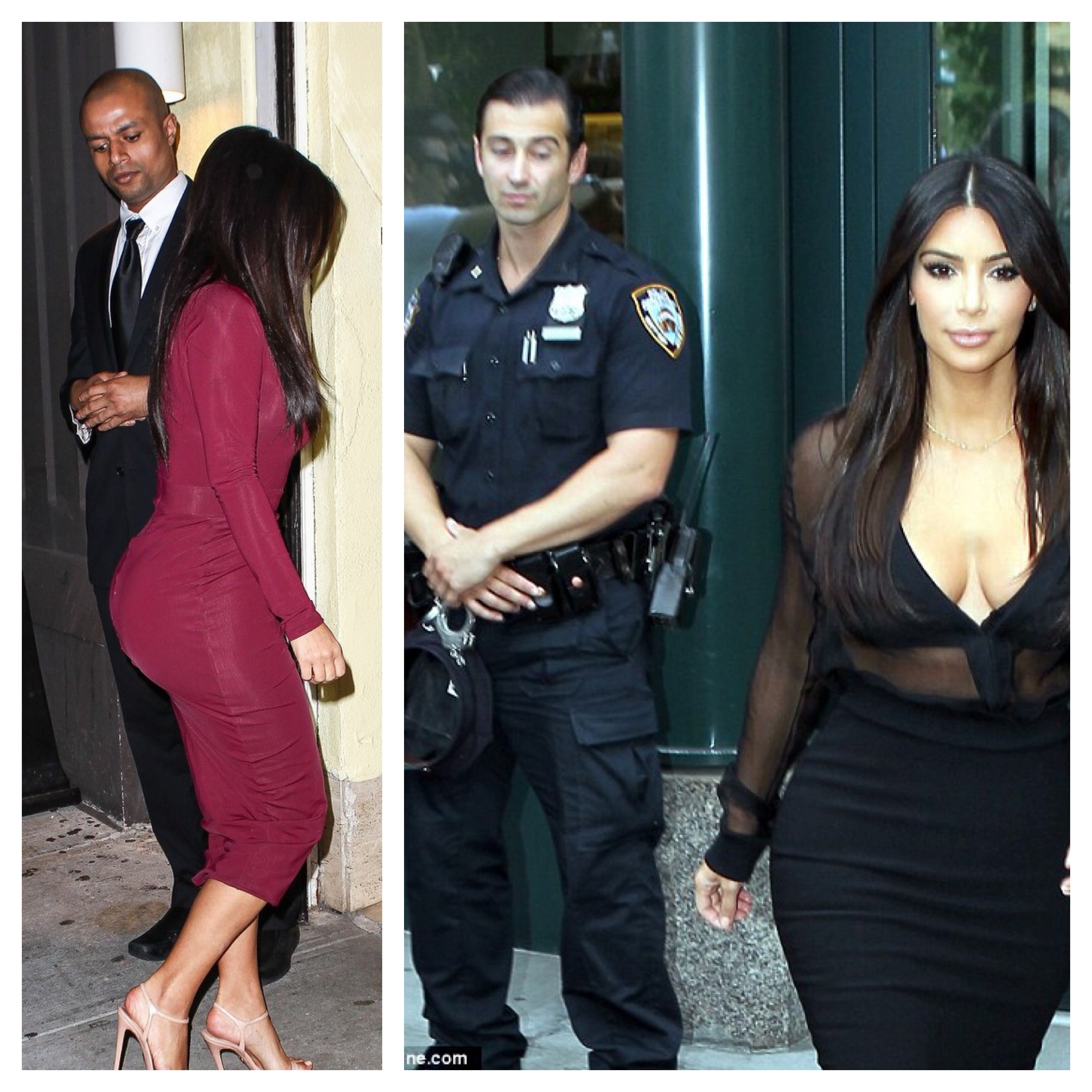 Kim Kardashian Cop Doorman