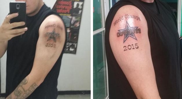 Radio Host Gets Cowboys 2015 Champs Tattoo (Photo) – BlackSportsOnline
