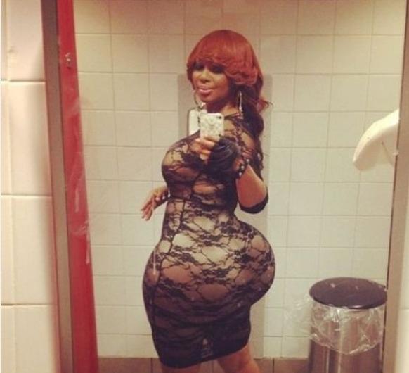 Fat ass black woman