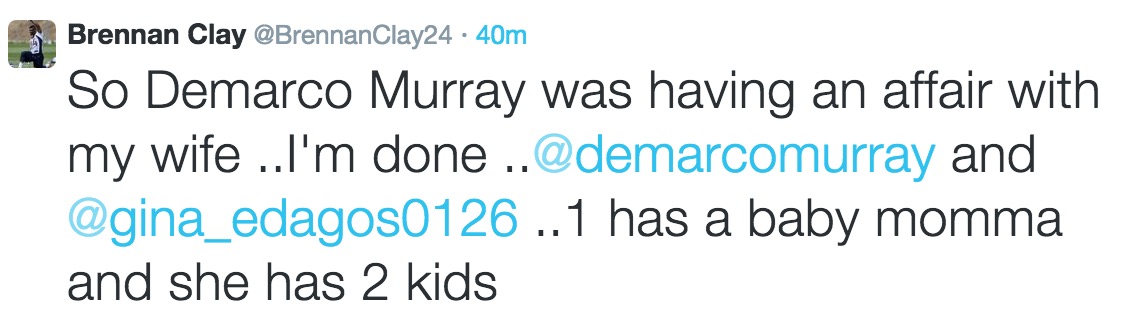 Ex Ou Rb Demarco Murray Had Affair With My Wife And I Have Receipts Blacksportsonline