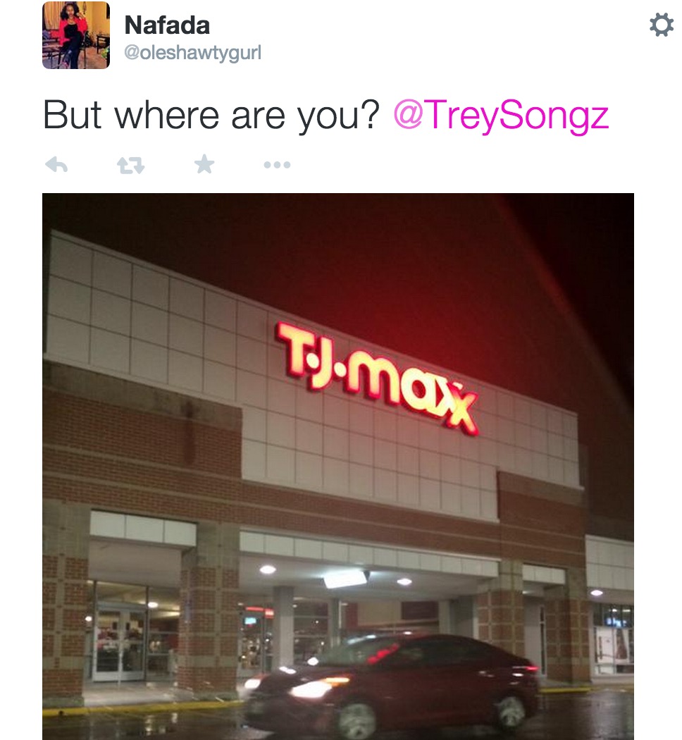 Twitter Story: Trey Songz Says Meet Him at TJ MAXX; Girls Show Up, He Doesn't