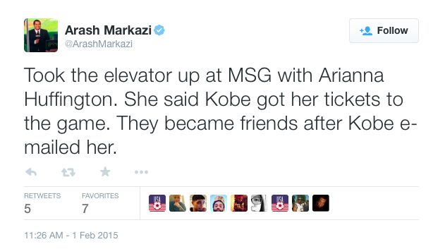 Arash Markazi tweet