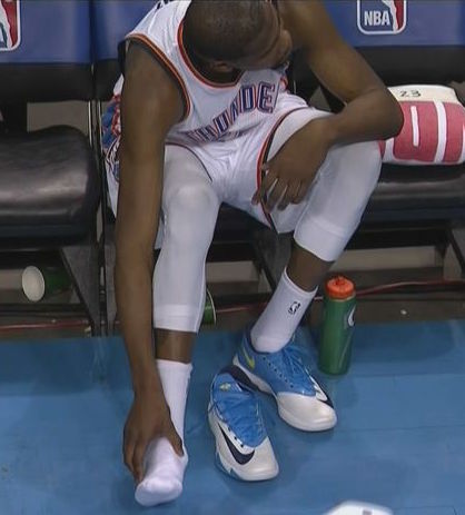 durant foot size