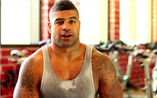 Shawne Merriman On Walking In On Teammate Doing Naked Squats ... photo