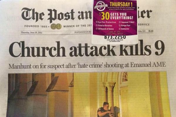 Gun Ad Runs On Front Of Charleston Newspaper Sparking Outrage (Photos ...