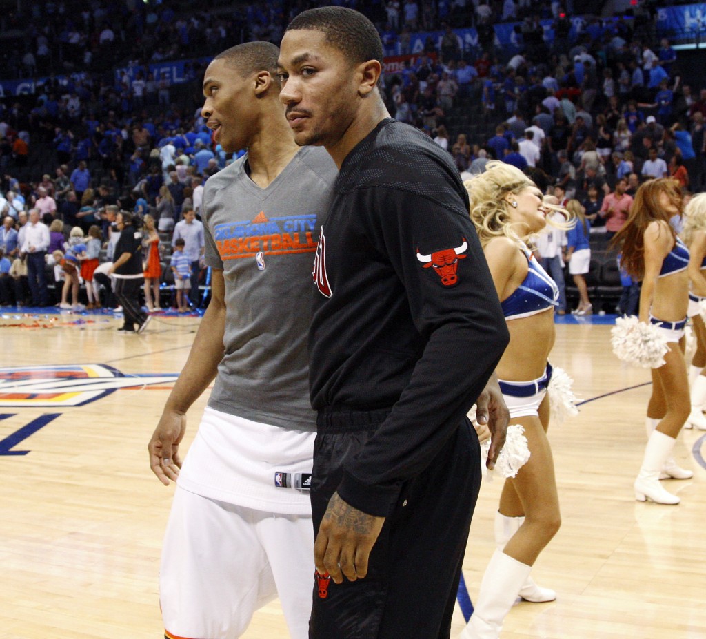 Simple Derrick rose workout with russell westbrook for push your ABS