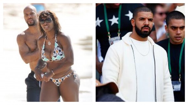 Drake, Common, and Serena Williams