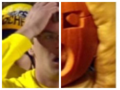 Michigan pumpkin struggle face