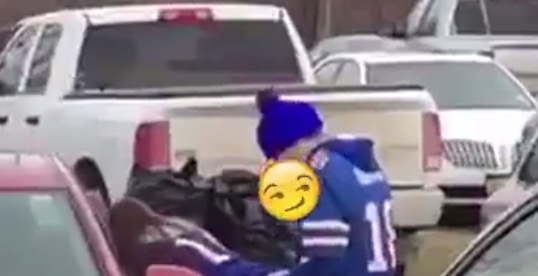 Bills Fans Caught Getting Busy In Parking Lot Blacksportsonline 