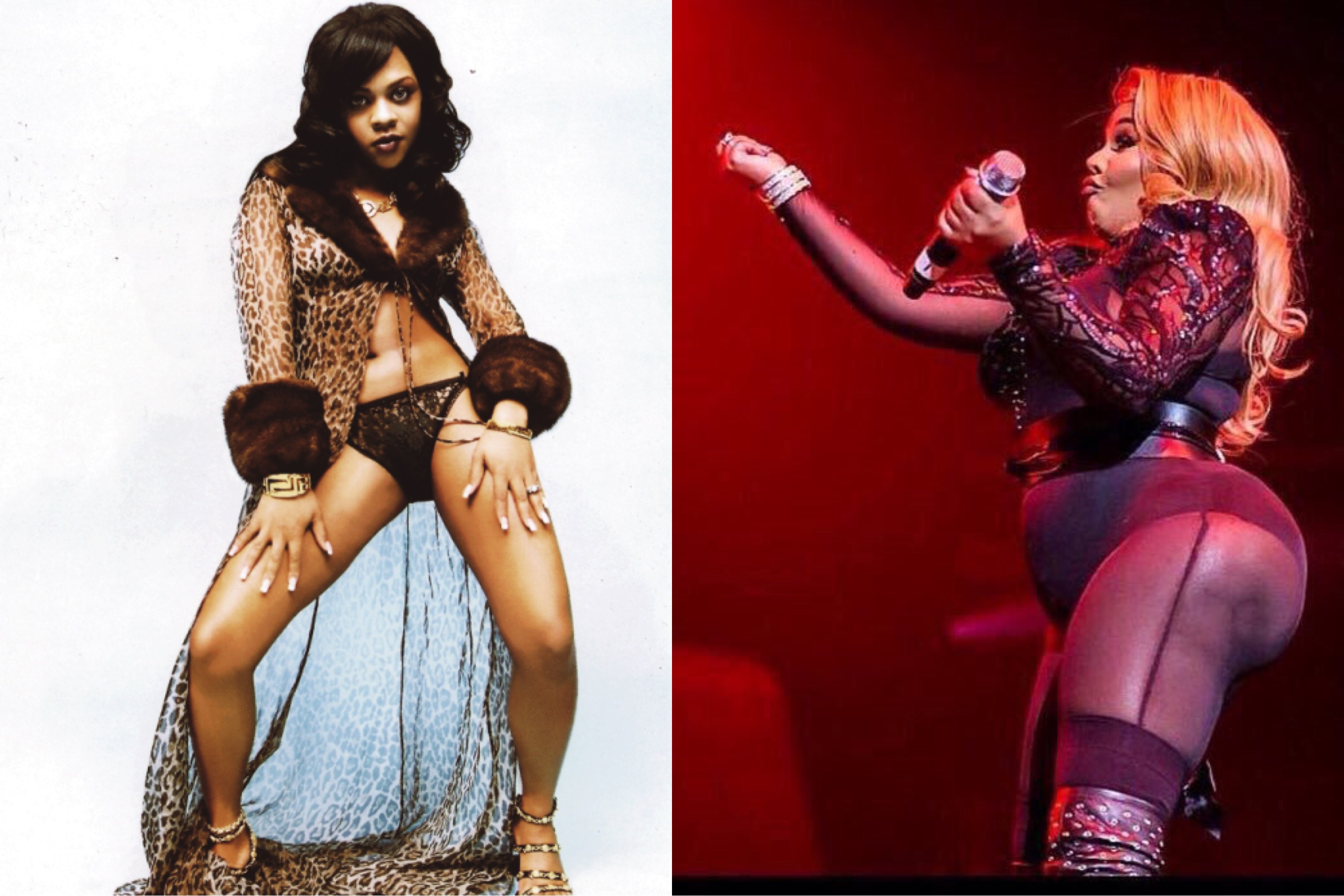 There aren't many celebrity regressions as shocking as Lil Kim's....