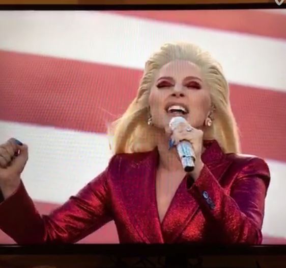 Lady Gaga Sings National Anthem #SB50 (Video) - BlackSportsOnline