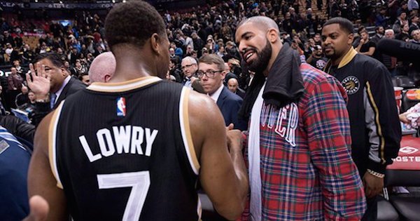 Drake featured in SLAM Magazine with Lowry and DeRozan