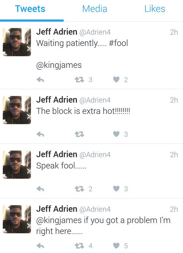 Jeff Adrien LeBron James 3