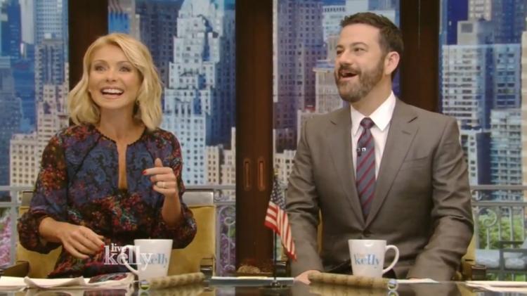 Jimmy Kimmel Grills Kelly Ripa About Strahan Beef (Video ...