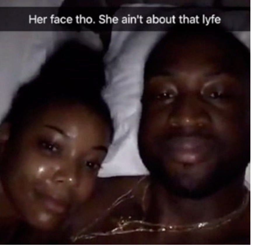 Wade Snapchats Pre and Post Sex Romp With Gabby Union (Video)