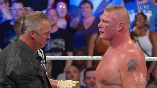 Lesnar Gives Orton Bloody Open Cut, F5s Shane McMahon (Video ...