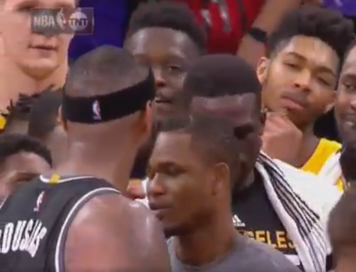 DeMarcus Cousins & Julius Randle Have a Close Encounter After Lakers ...