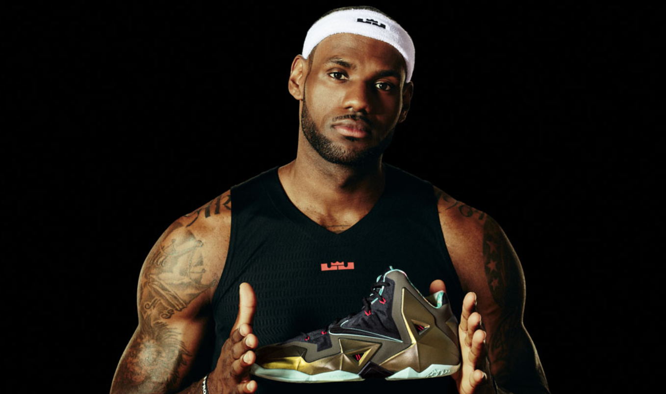 lebron james rookie nike contract