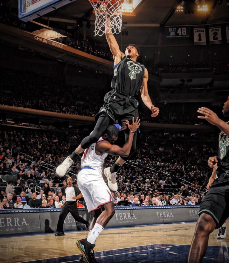 Watch Giannis Antetokounmpo Jump Over Tim Hardaway Jr to Finish Alley ...