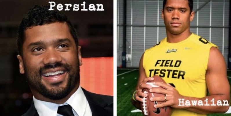 Meme Shows Russell Wilson Can Be Any Race or Ethnicity He Wants
