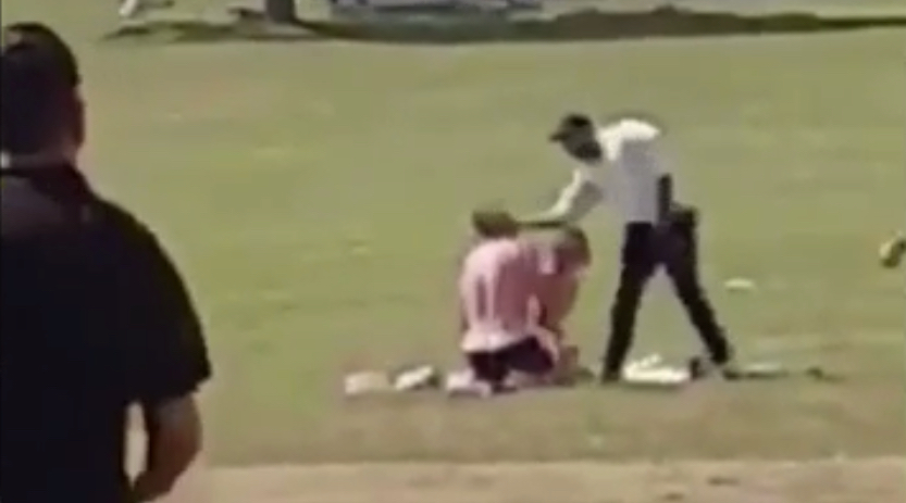 833px x 463px - Video: Cricket Player Smacks Man For Having Sex In the Park During ...