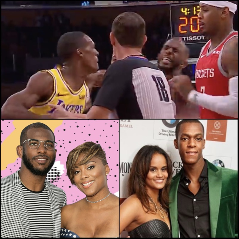 Video Rajon Rondos Wife Ashley Bachelor Fought Chris Pauls Wife Jada