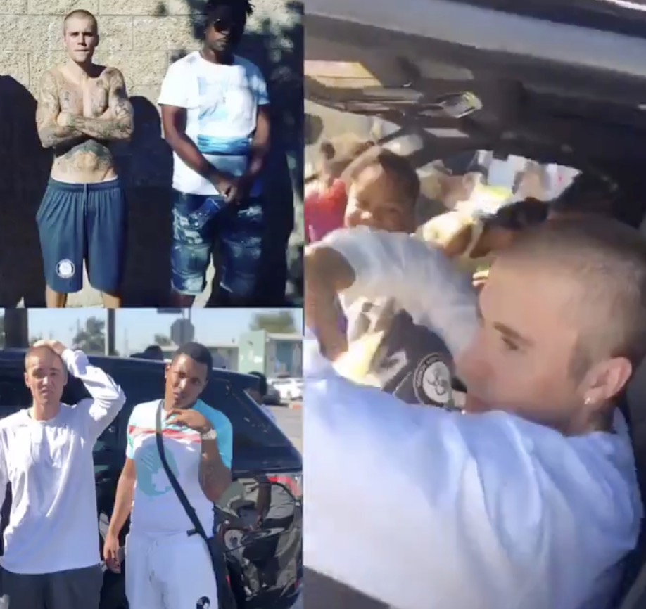 Justin Bieber’s Car Apparently Broke Down in The Hood, So He Spent the ...