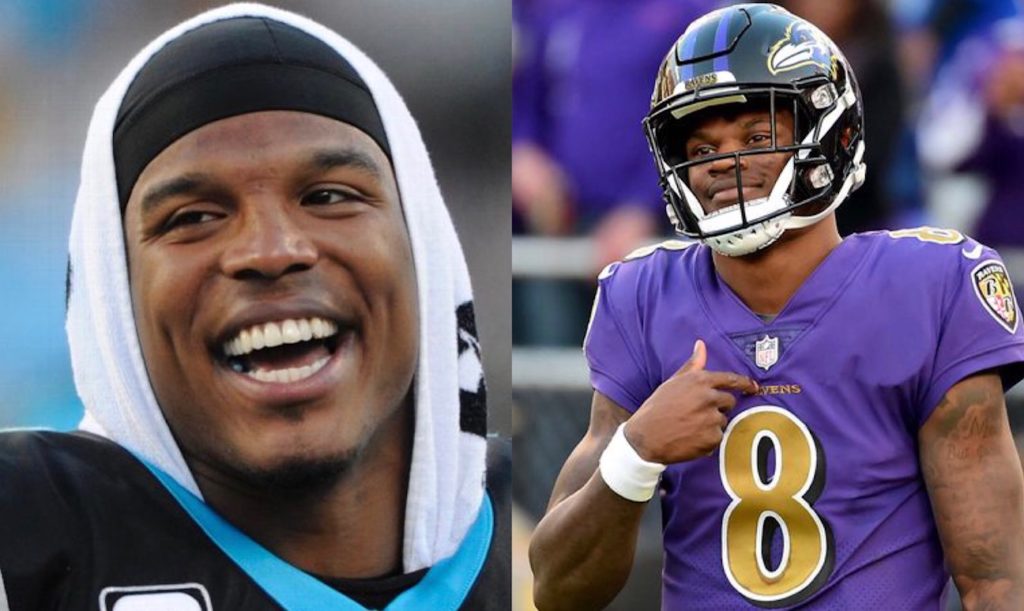 Cam Newton Offers to Mentor Lamar Jackson; Says Black QBs are Treated