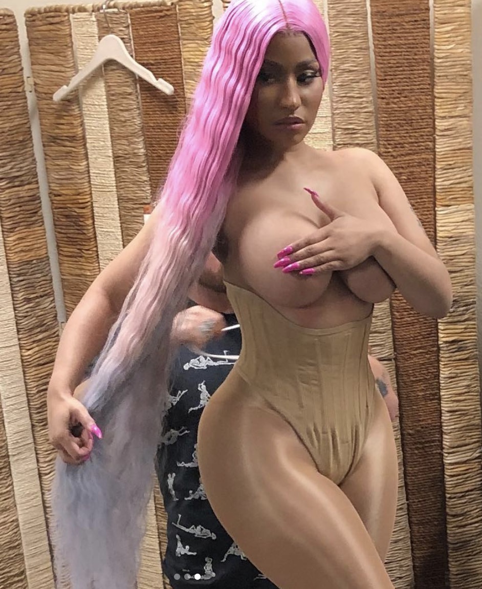 Nicki Minaj Shows Off Topless Photos & Videos on Instagram - Page 2 of 6 -  BlackSportsOnline