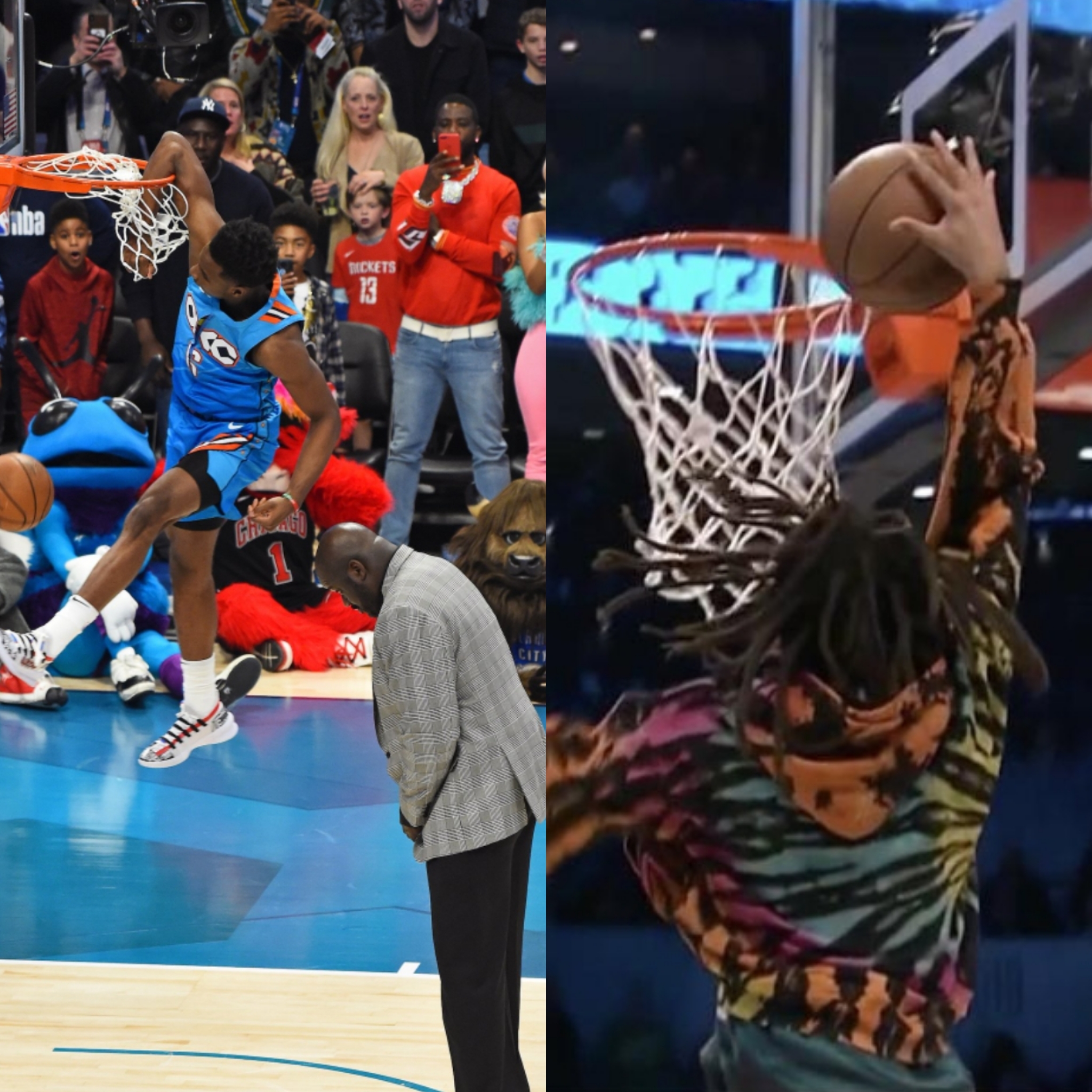 Hamidou Diallo Wins the Dunk Contest; Watch Him Dunk Over Shaq, Plus J