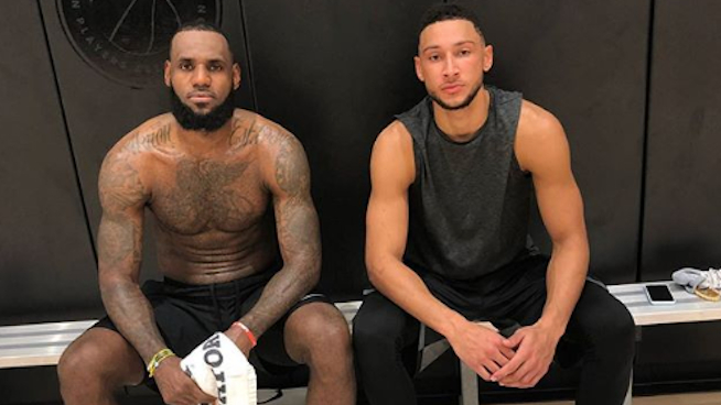 Ben Simmons On How Lebron Is Mentoring Him To Be The Goat Blacksportsonline