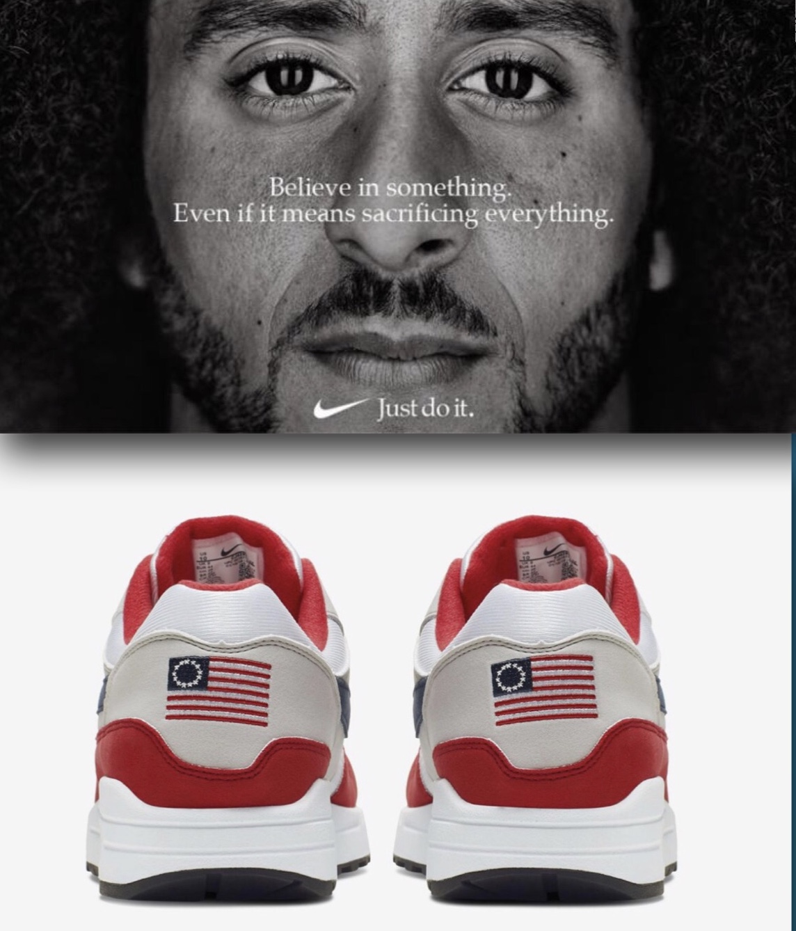 Nike Removes 'Betsy Ross Slavery Nikes 